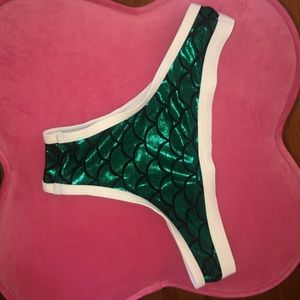 Mermaid Print Bikini Bottom Medium